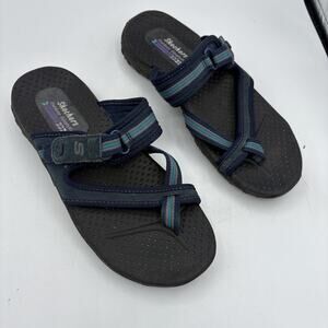 Skechers Outdoor Lifestyle Shoes‎ Womens Size 6 Strappy Sandals Reggae Loop